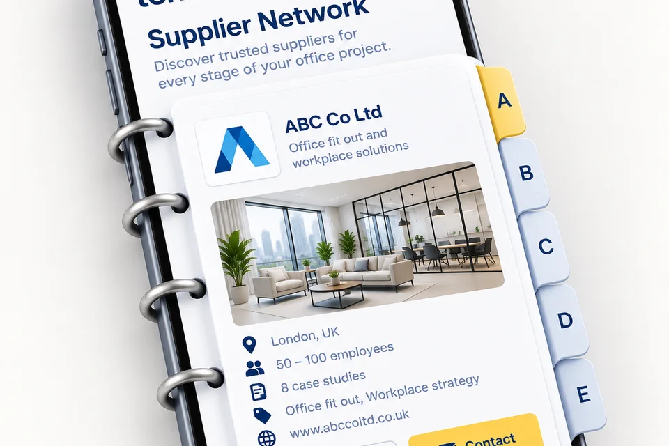 Tendre Supplier Network search results