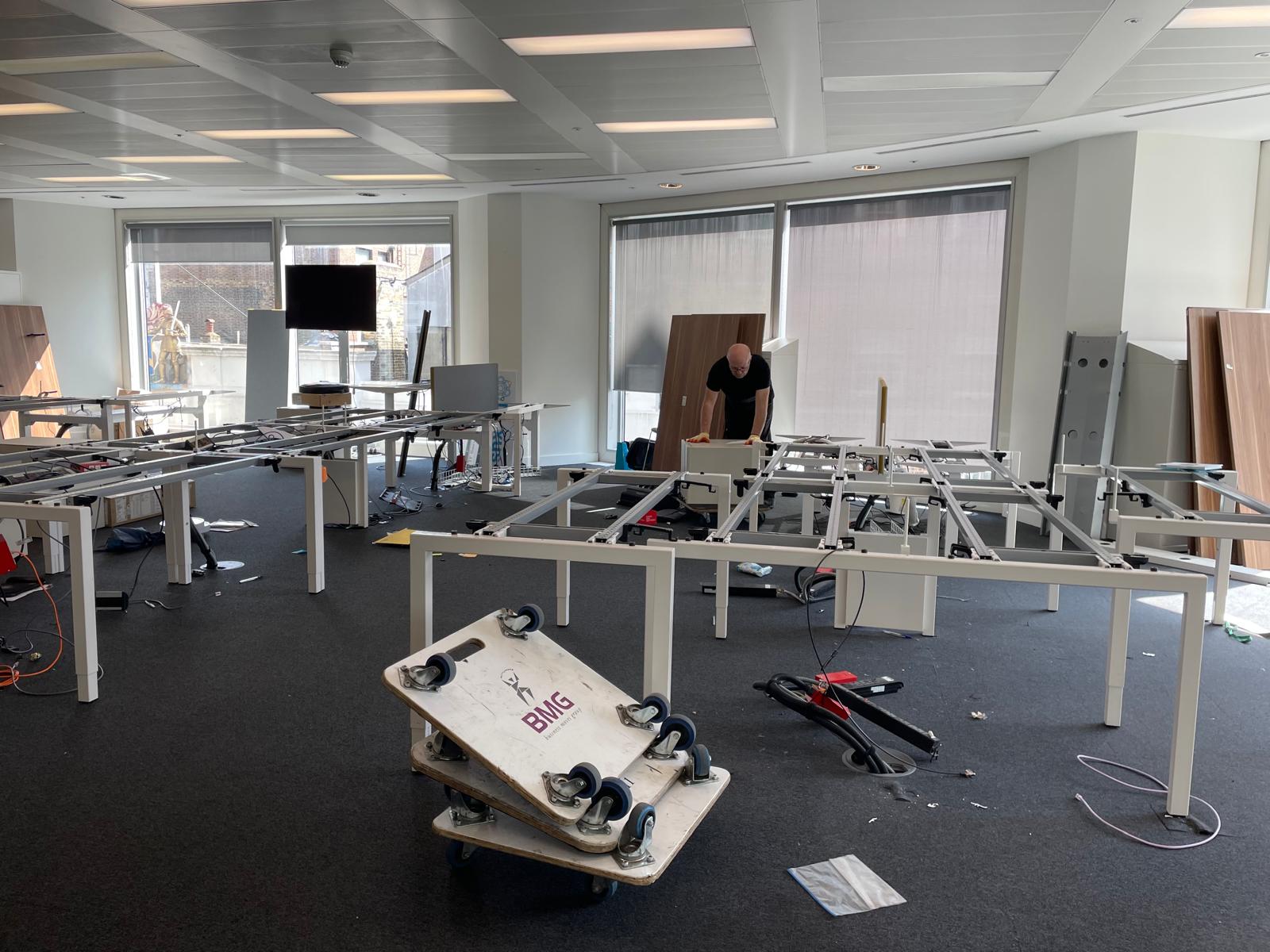 Modernising One Coleman Street office relocation project in London, UK by Business Moves Ltd — image 4